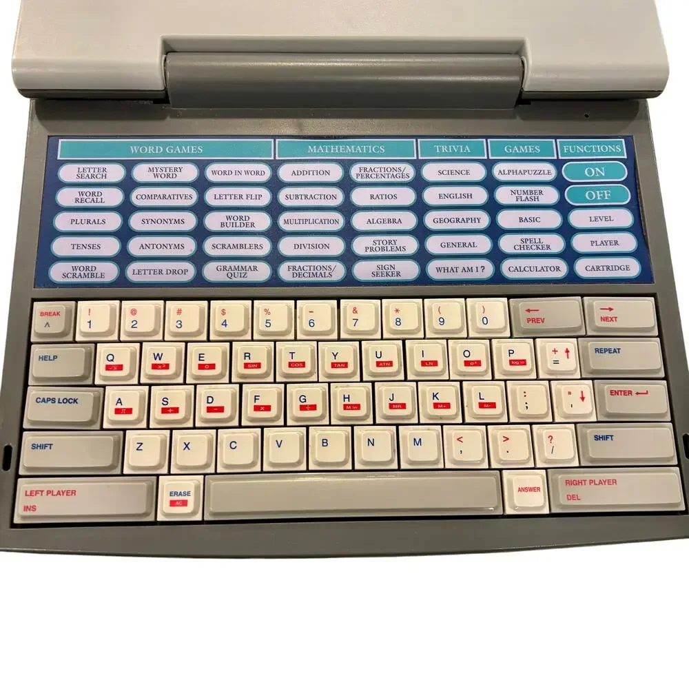 Vintage 1993 VTech Pre Computer Power Pad Laptop Kidcore Retro Tech Toy